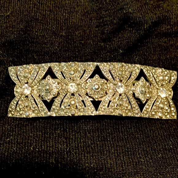 Gorgeous Sparkly French Rhinestone Barrette! - Picture 1 of 7